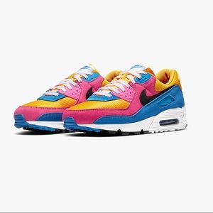 nike pink blue